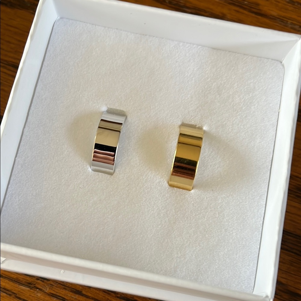 CALMI 2-pack Gold and Silver ring - Picture 3 of 5